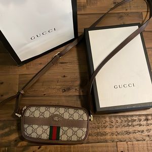 Gucci Ophidia GG mini bag BEIGE GG CANVAS